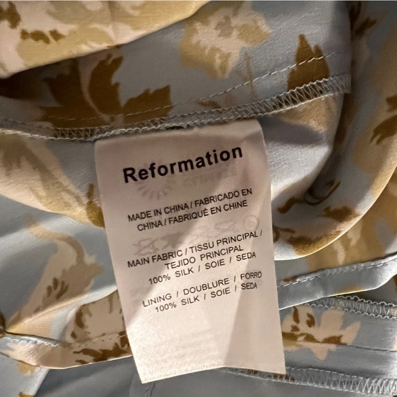Reformation Marguerite Silk Dress - Picture 7 of 7